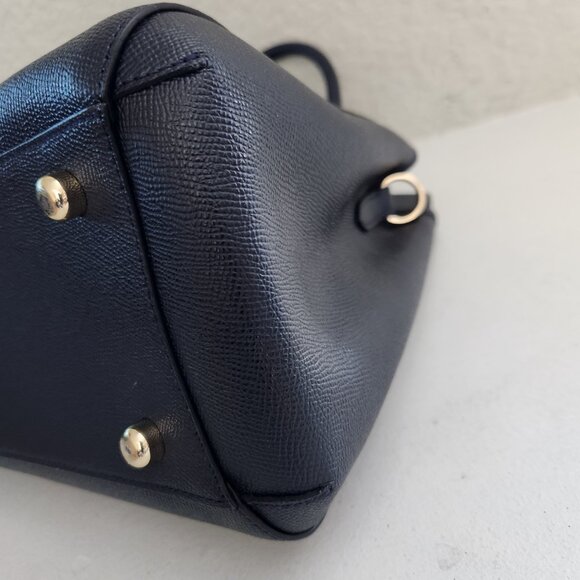 Like New Coach Margot Black Leather Shoulder Bag Purse - Picture 12 of 16